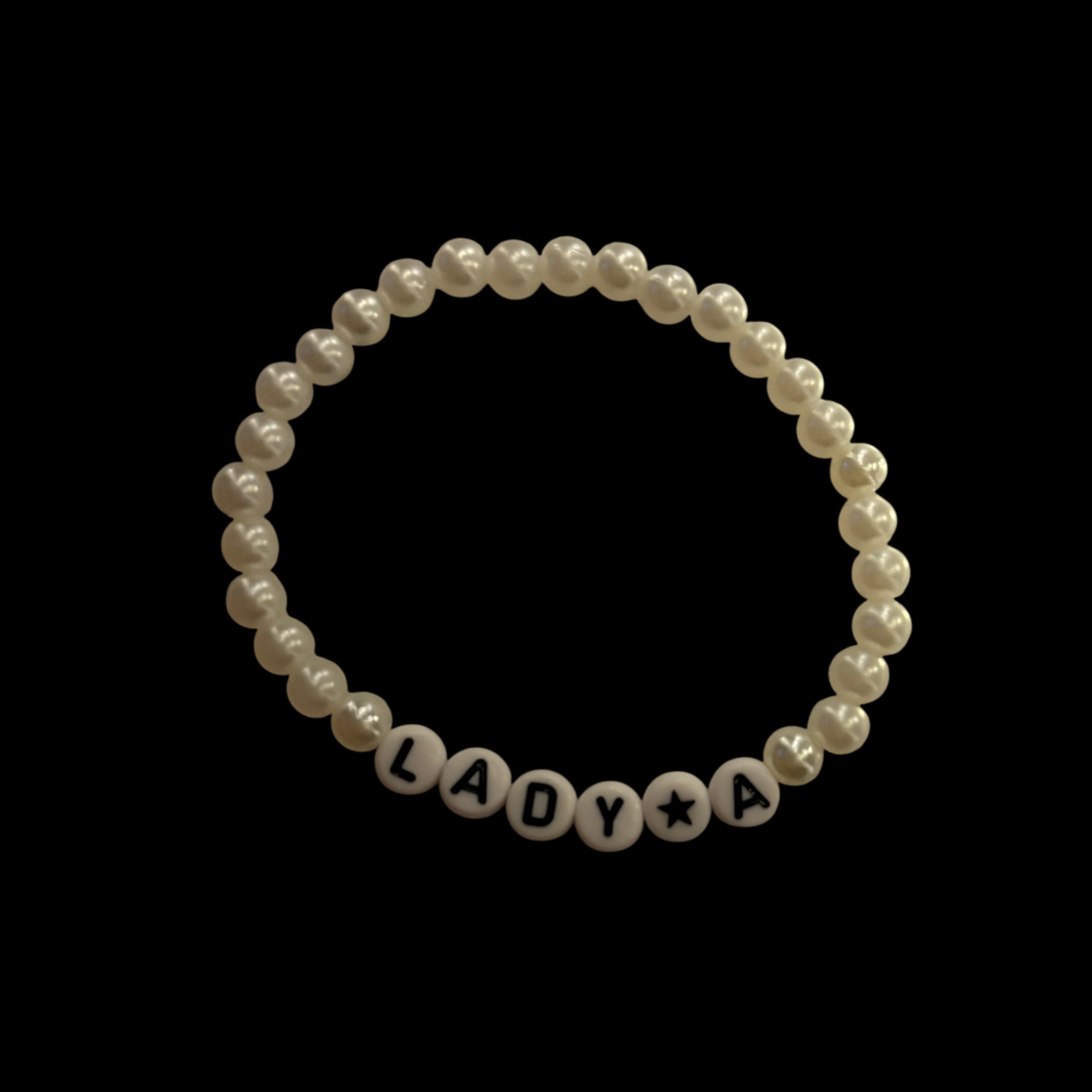 Lady A - Faux Pearl Bracelets