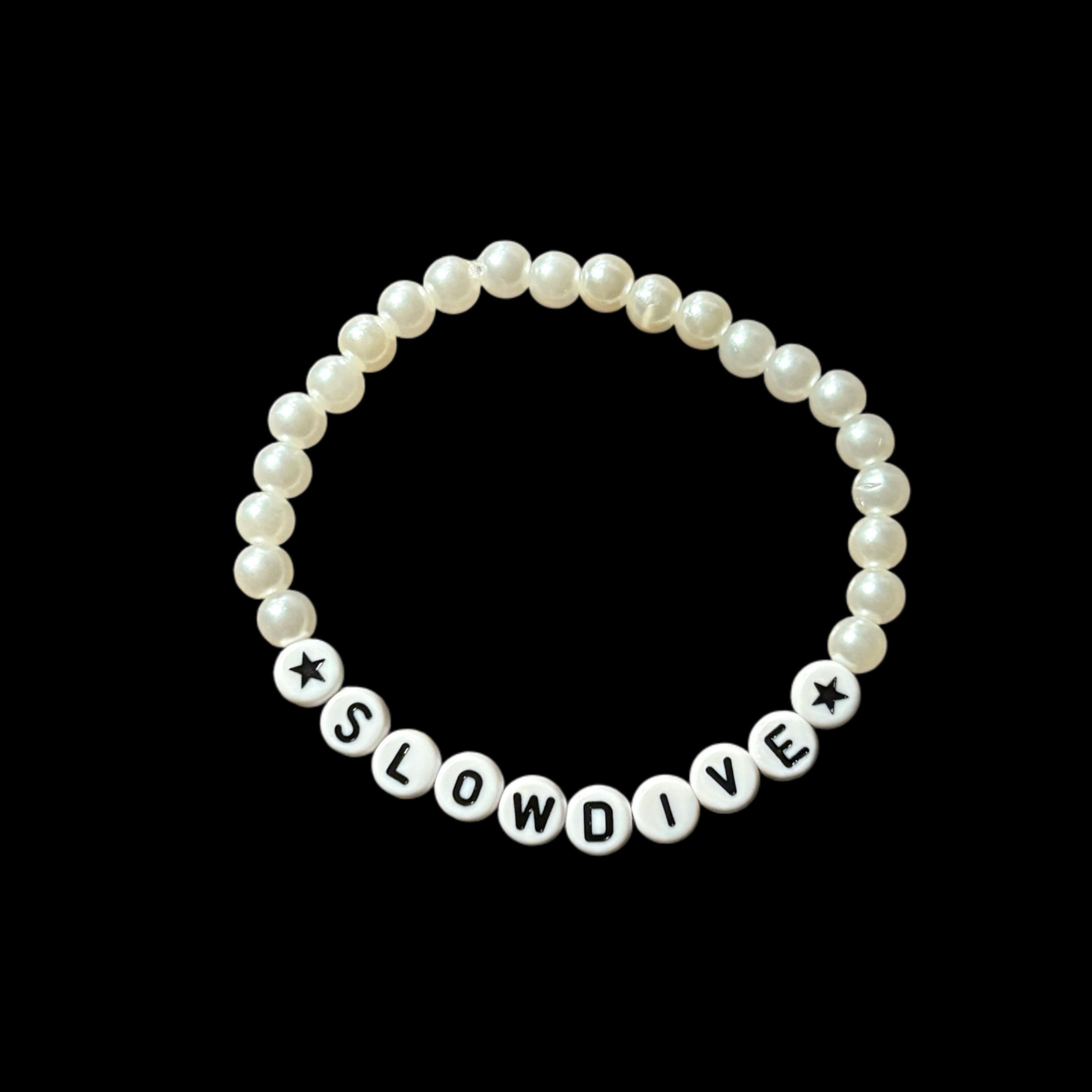 Slowdive - Faux Pearl Bracelet