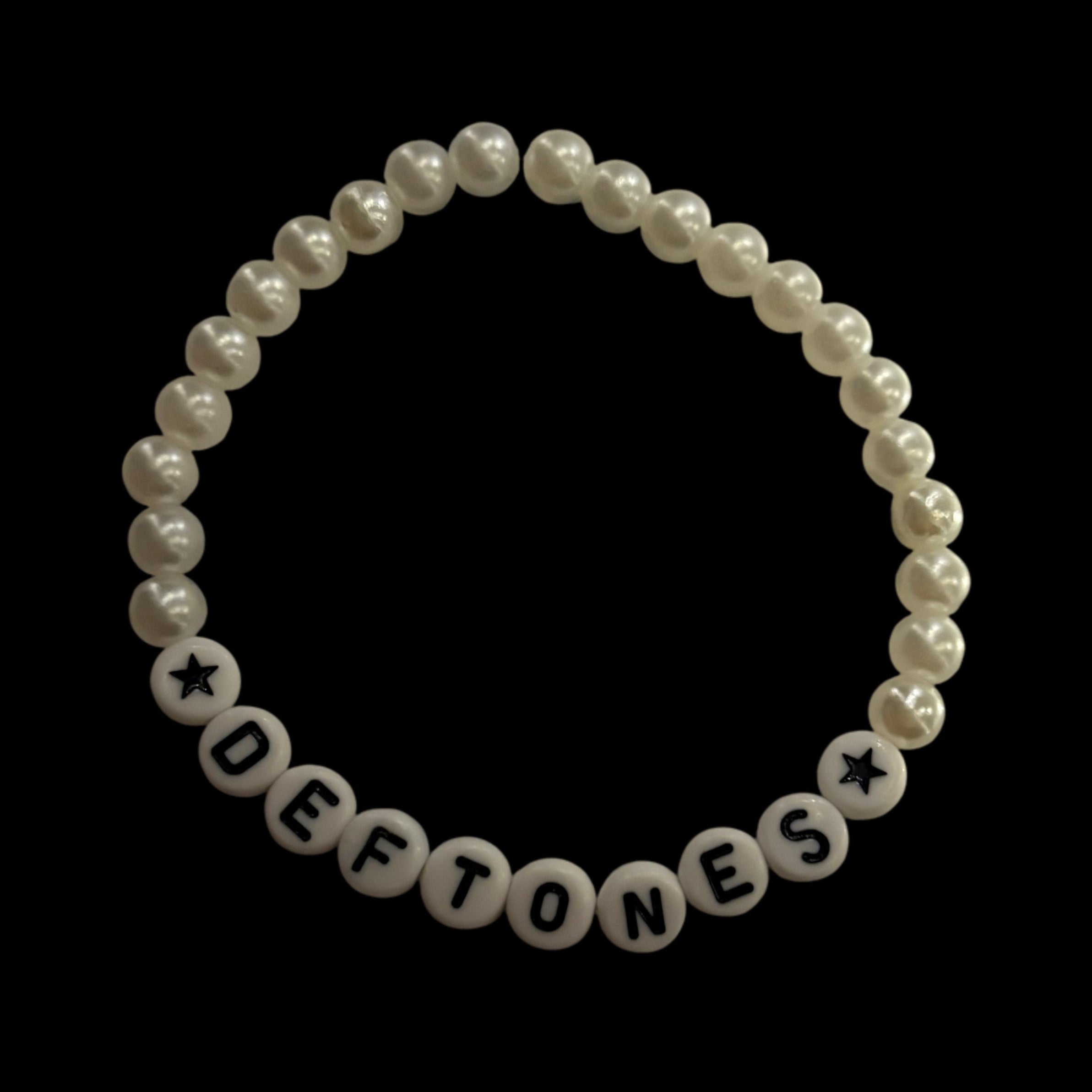 Deftones - Faux Pearl Bracelet