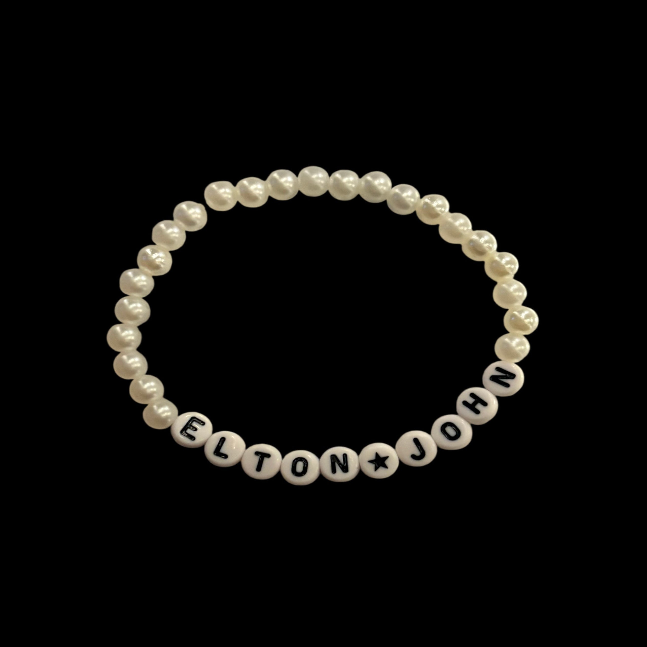 Elton John - Faux Pearl Bracelet