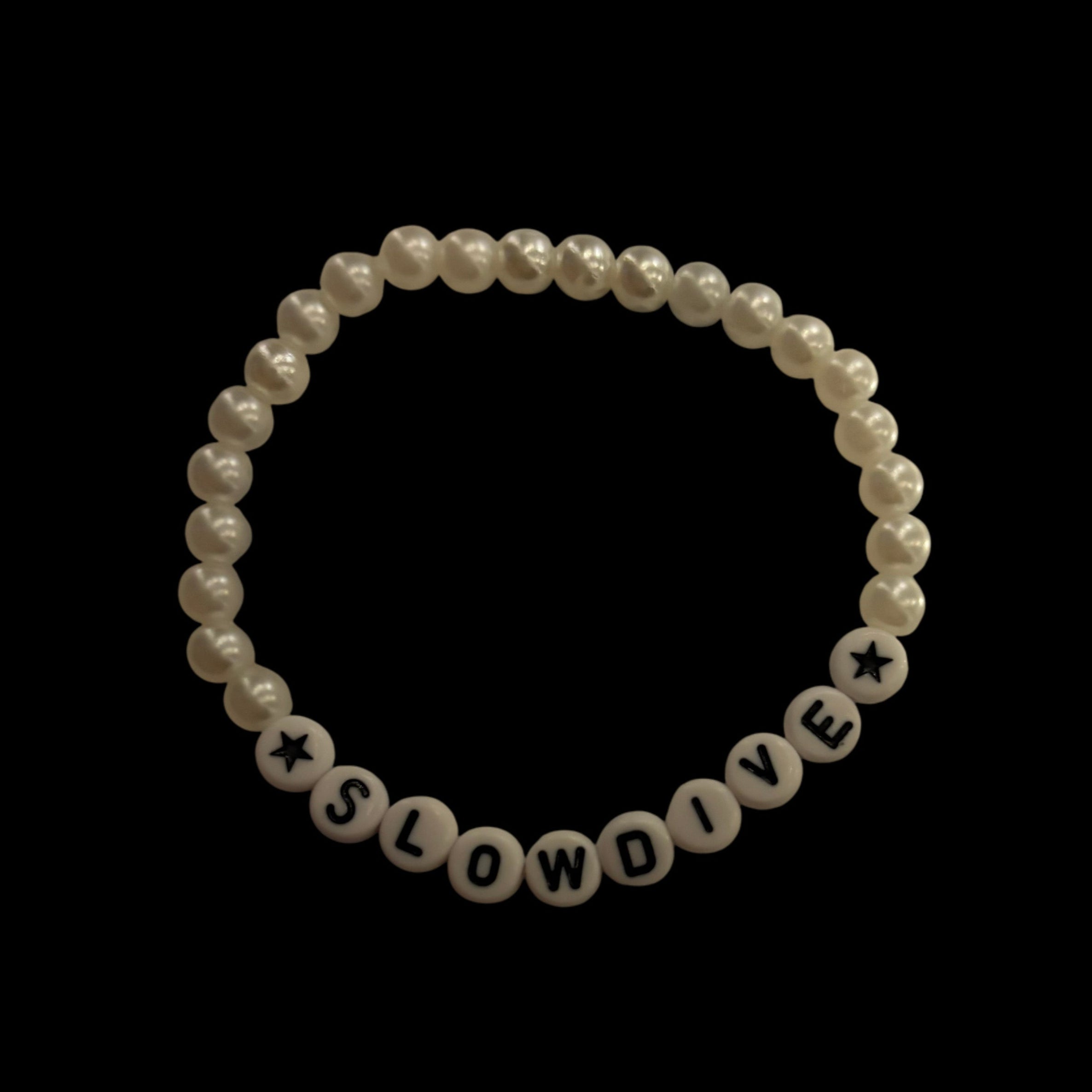 Slowdive - Faux Pearl Bracelet